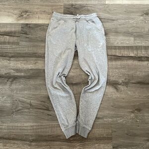 Gray gymshark cuffed joggers